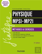 Physique Mpsi-Ptsi ; Méthodes Et Exercices (3e Édition)
