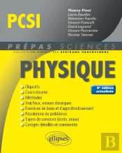 Physique Pcsi 4eme Edition Actualisee