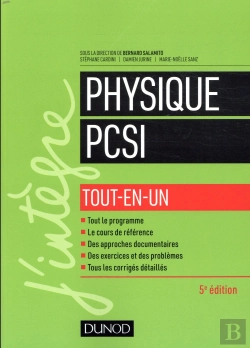 Bertrand.pt - Physique ; Pcsi ; Tout-En-Un (5e Édition)