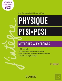 Bertrand.pt - Physique Ptsi-Pcsi ; Méthodes Et Exercices (4e Édition)