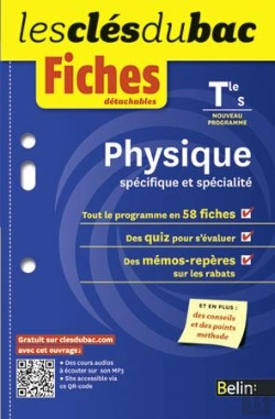 Bertrand.pt - Physique ; Terminale S ; Enseignement Obligatoire Et De Specialite ; Fiches