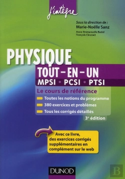 Bertrand.pt - Physique Tout-En-Un ; 1ère Année Mpsi-Pcsi-Ptsi ; Cours Et Exercices Corrigés (3e Édition)
