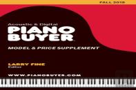 Piano Buyer Model & Price Supplement / Fall 2019