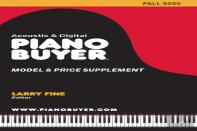 Piano Buyer Model & Price Supplement / Fall 2020