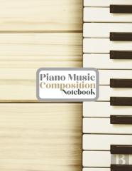 Piano Music Composition Notebook