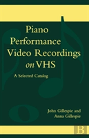 Piano Performance Video Recordings On Vhs