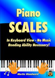 Piano Scales In Keyboard View - No Music Reading Ability Necessary!