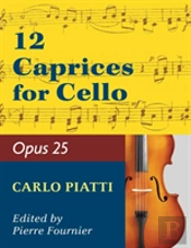 Piatti, Alfredo - 12 Caprices Op. 25. For Cello. Edited By Fournier.