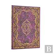 Picaresque Midi Unlined Hardcover Journal (Elastic Band Closure)