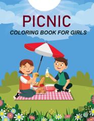 Picnic Coloring Book For Girls