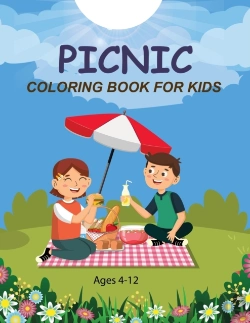 Bertrand.pt - Picnic Coloring Book For Kids Ages 4-12