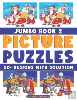Bertrand.pt - Picture Puzzles - Jumbo Book 2 - 50+ Designs With Solution