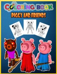 Piggy And Friends Coloring Book