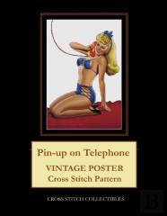 Pin-Up On Telephone