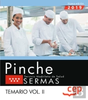 Pinche. Servicio Madrileño De Salud. Sermas. Temario Vol. Ii.