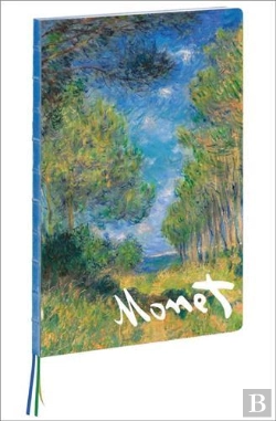 Bertrand.pt - Pine Tree Path : Claude Monet A4 Notebook /Anglais