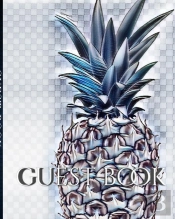 Pineapple Hospitality Stylish Blank Guest Book. Designer Sir Michael Huhn Edition