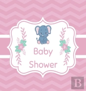 Pink Baby Shower Guest Book  Hardcover :