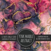 Pink Marble Abstract Scrapbook Paper Pad