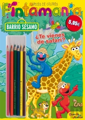 Pintamania Lapices De Colores. ¿Tevienes De Safari? ('Barrio Sesamo')(+3 Años)
