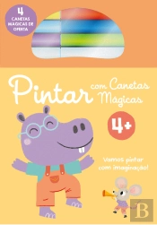 Pintar com Canetas Mágicas - Hipopotamo 4+