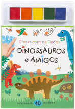 Pintar com os Dedos - Dinossauros e amigos