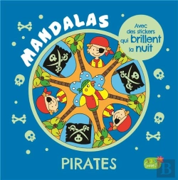 Bertrand.pt - Pirates - Avec Des Stickers Phosphorescents (Coll. Carnet Mandalas)