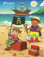 Pirates Coloring Book 1, 2 & 3