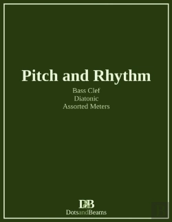 Bertrand.pt - Pitch And Rhythm - Bass Clef - Diatonic - Assorted Meters