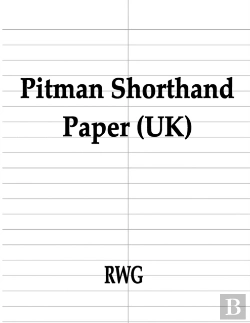 Bertrand.pt - Pitman Shorthand Paper (Uk): 50 Pages 8.5