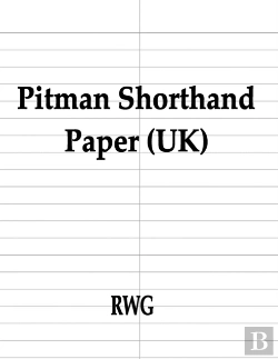 Bertrand.pt - Pitman Shorthand Paper (Uk)