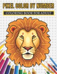 Pixel Color By Number Coloring Book For Adult
