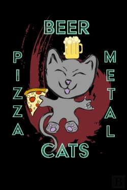 Bertrand.pt - Pizza Beer Cats Metal - 6 X 9 Blank Lined Notebook