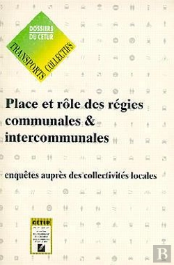 Bertrand.pt - Place Et Rôle Des Régies Communales Et Intercommunales ; Enquêtes Aupres Des Collectivités Locales