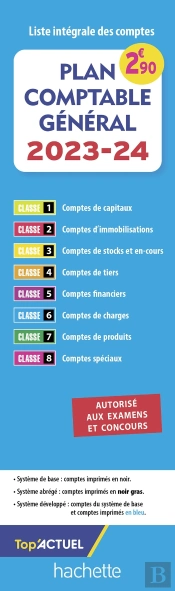 Plan Comptable 2023 - 2024 (Autorise Aux Examens Et Concours)