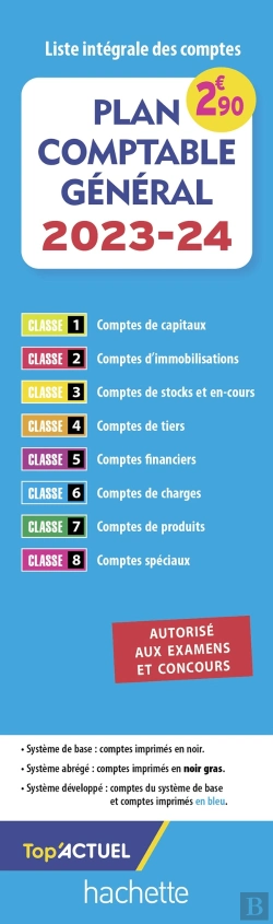 Bertrand.pt - Plan Comptable 2023 - 2024 (Autorise Aux Examens Et Concours)
