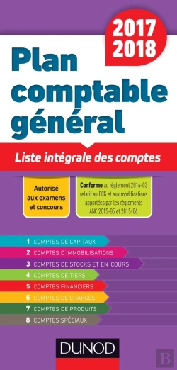 Bertrand.pt - Plan Comptable General 2017/18 - 18e Ed. - Plan De Comptes Actualise