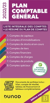 Plan Comptable General 2022/23 - Edition Augmentee - Liste Integrale Des Comptes
