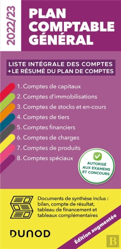 Bertrand.pt - Plan Comptable General 2022/23 - Edition Augmentee - Liste Integrale Des Comptes