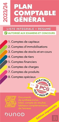 Bertrand.pt - Plan Comptable Général : Liste Intégrale Des Comptes + Documents De Synthèse (Édition 2023/2024)