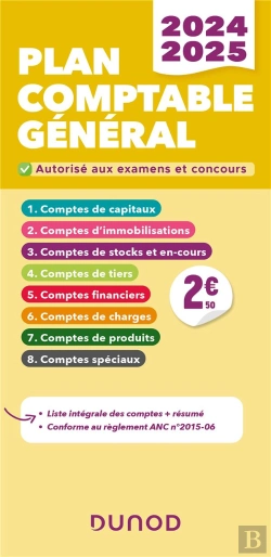 Bertrand.pt - Plan Comptable Général : Liste Intégrale Des Comptes (Édition 2024/2025)