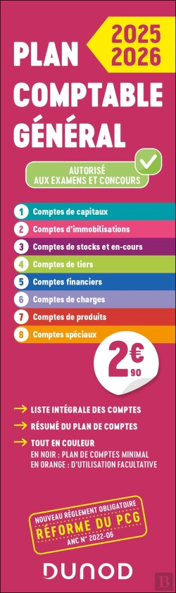 Bertrand.pt - Plan Comptable Général : Liste Intégrale Des Comptes (Édition 2025/2026)
