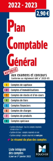 Plan Comptable General - Pcg - 2022-2023