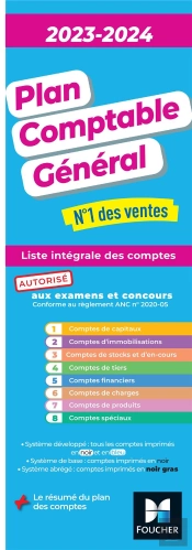 Plan Comptable General - Pcg - 2023-2024