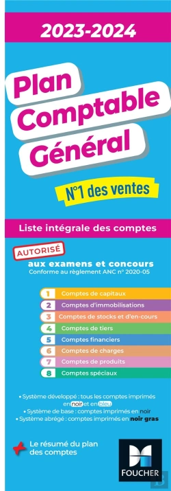 Bertrand.pt - Plan Comptable General - Pcg - 2023-2024