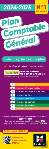 Plan Comptable Général - Pcg - 2024-2025