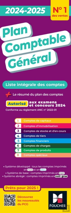 Bertrand.pt - Plan Comptable Général - Pcg - 2024-2025