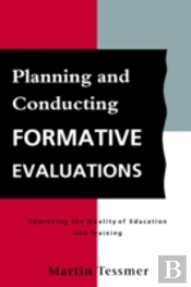Planning And Conducting Formative Evaluations