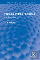 Planning And The Politicians