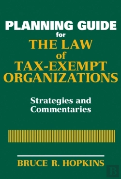 Bertrand.pt - Planning Guide For The Law Of Tax-Exempt Organizations